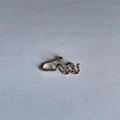 Creative silver snake-shaped non-piercing U-shaped nose cuff clip jewelry for unisex - Silver Snake Style (G-429)