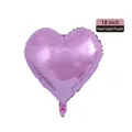 Light purple 18 inch heart-shaped aluminum foil balloon for party and wedding decoration - 18 Inch Heart Light Purple