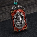 Ebony Ganesha Red Nepal Single Pendant