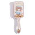 Cartoon brown bear hair brush with colorful star sequins and Love You printed text - Yellow Blue Bear - Sequins