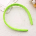 Serre-tête rembourré en peluche douce vert vif pour la mode automne et hiver - Vert Herbe (Velours Super Doux)