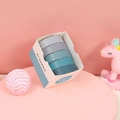 Morandi blue-green washi tape set of 5 rolls for DIY scrapbooking in a paper box - Morandi Basic [3] 5 Rolls