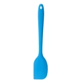 Spatola in silicone blu resistente al calore con manico ergonomico e foro per appendere - 75g Blu