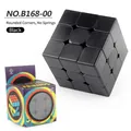 Classic 3x3 speed cube in black finish with rounded corners and colorful retail packaging - Black Rounded Corner No Spring (Color Box)