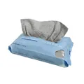 Grey 28x28cm microfiber kitchen cleaning towels in blue dispenser box 20 count - 20 Sheets (28*28cm) / Enlarged Bag Grey