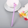 Cute purple cartoon alpaca gel pen with creative school stationery design for students - Purple Alpaca