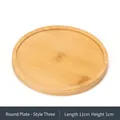 Natural round bamboo coaster tray 11cm diameter for succulent pots and mosaic DIY - Circular Outer Diameter 11cm Inner Diameter 10cm
