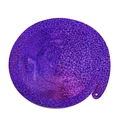 Vibrant purple glitter PVC spiral hanging decoration for birthday and wedding party decor - Laser Single Spiral-Purple (6pcs/pack)