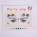 Colorful teardrop face crystal stickers for party makeup and festive eye decoration - HF-81