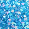 DIY colorful blue star beads with AB coating for handmade jewelry craft accessories - Lake Blue Star / 19g/Pack (Approx. 100pcs)
