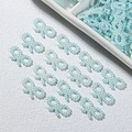 Light blue pearl bowknot DIY resin accessories for phone case and craft decoration - 1x1.8cm / Light Blue