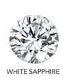 Sparkling brilliant-cut white crystal gemstone for minimalist ring design - US 7 / Rose Gold - April (White Crystal)