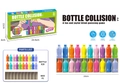 Kids bottle-themed strategic tic-tac-toe game set with colorful pieces and game board - Bottle Collision Model