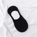 Calcetines invisibles negros para mujer, corte bajo antideslizante y fresco de verano - Calcetines barco de malla para mujer / Negro