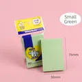 Note adesive verdi 76x50mm, 100 fogli per blocco per uso ufficio e scolastico - 76*50mm / Verde