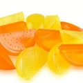 Glaçons réutilisables en plastique en forme de tranches d'orange et de citron jaune - Tranche d'Orange 24 Pièces