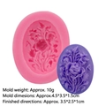 3D roos bloem siliconen mal voor DIY hars sieraden en fondant taart decoratie - Stijl 3-Ovale Bloemen