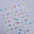 Pegatinas de mariposa láser para uñas efecto concha aurora para manicura M-573 - M-573 (Mariposa Láser)