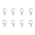 Polished silver stainless steel lobster claw clasps for DIY jewelry making - Lobster Clasps 9x15mm (5pcs/Bag) / Steel