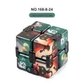 Infinity Cube di Halloween verde con motivi di fantasmi, pipistrelli e zucche - Verde Halloween (NO.168-8-24)