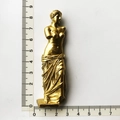 Golden Venus resin tourist souvenir fridge magnet, measures 8.5cm height - Golden Venus Statue