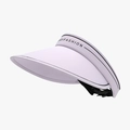 Adjustable light purple sun visor hat with wide brim and letter print for outdoor wear - One Size(Adjustable) / Purple