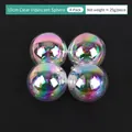 10CM Iridescent Transparent (Set of 4)