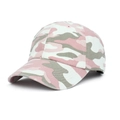 Casquette de baseball tactique camouflage rose et gris avec visière incurvée - Taille unique / 6# Camouflage Rose