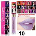 Metallischer lila Glitzer-Lipgloss mit wasserfestem Finish und Musterverpackung - Farbe 10-Metallic Lila