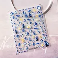 Pegatinas para uñas Starry Night TS-2721 con arte de Van Gogh en película ultrafina - Estilo Noche Estrellada de Van Gogh (TS-2721)