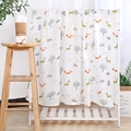 Bamboo cotton swaddle blanket with forest animals print and eco-friendly packaging - 41.3x47.2in / Bamboo Cotton Fox Tree