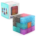 Cubetti magnetici traslucidi e confezione per il gioco educativo dei bambini in plastica - Cubo Magnetico Luban MF8892 (154g)
