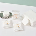Portable compressed disposable cotton bath towel for travel in individual packaging - 100% Plant Fiber / Bagged Compressed Towel (30*60cm)