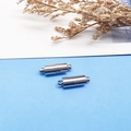 Cierres magnéticos plateados para la creación de joyas y collares artesanales - Cilindro Plateado (20x6 mm)