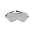 22 Momme Mulberry Silk sleep eye mask in light sage green with elastic silk strap - Light Green