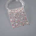 Cute Japanese style matte cartoon nail stickers with rabbit and strawberry designs - MN-256 Cartoon Style