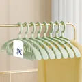 Non-slip mint green wide shoulder clothes hanger with seamless anti-bump design - Mint Green (Card Pack - 5PCS)