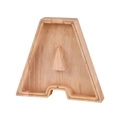 Letter A / Natural Wood Color