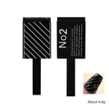 Cat eye nail magnet wand No2 with diagonal stripes for DIY manicure effects 6.4g - Pattern Magnet - No2 Twill Style