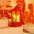 Papá Noel Rojo Con Destello Amarillo