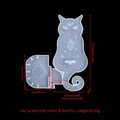 Stampo in silicone a forma di gatto per candelabri DIY con misure 242mm e peso di 82g - Mensola per Portacandele Gatto 01-ZT#05