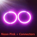 Set di bastoncini luminosi rosa fluorescente con connettori per feste ed eventi - Rosa