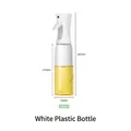 500ml white plastic oil sprayer bottle with transparent body and precise measurements - White 500ml Plastic Style