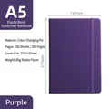A5 Hardcover with Strap Purple