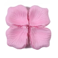 Pink artificial silk rose petals showing realistic texture in a pack of four pieces - Light Pink (Approx. 100pcs)