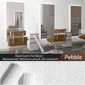 Pebble pattern kitchen wallpaper with aluminum foil backing for oil-proof wall protection - 60cm Wide * 1m / Pebble