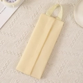 Tragbare beige Reisetasche mit Griff für Unterwäsche und Toilettenartikel - Khakigelb