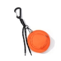 Mini borsa arancione a forma di cappello con moschettone per monete e auricolari - Arancione Tipo Gancio