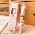 Borrador retráctil morado con dibujo animado de chica ideal para estudiantes - Pequeño Grano Travieso