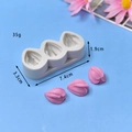 Siliconen mal met 3 tulpblaadjes voor fondant en chocolade bakken DIY 35g - 3-Caviteit Bloemblad Styling Mal (2)